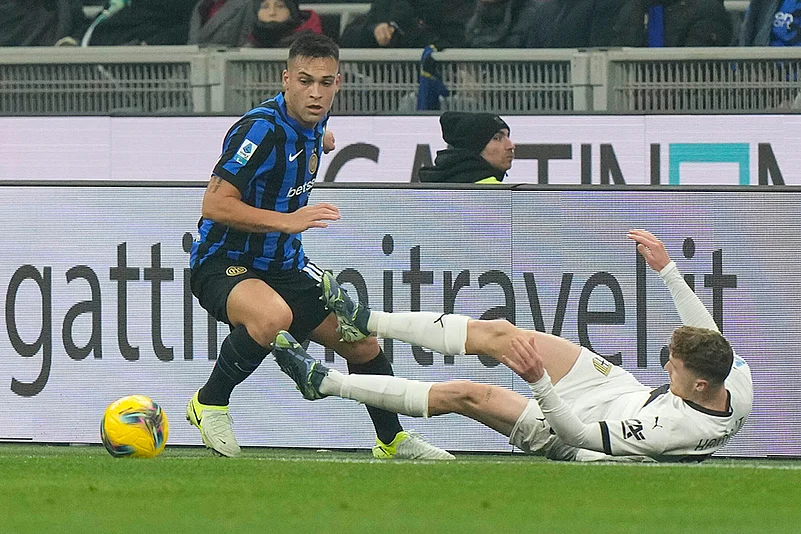 Italy Serie A 2024-25 soccer Inter Milan Vs Parma football Photo gallery: Lautaro Martinez