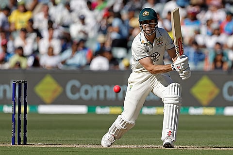 IND Vs AUS 2nd Test Day 2: Australia's Mitchell Marsh plays a shot