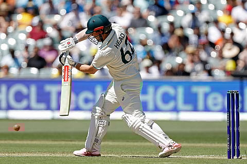 IND Vs AUS 2nd Test Day 2: Australia's Travis Head plays a shot during play