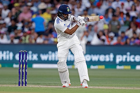 IND Vs AUS 2nd Test Day 2: India's KL Rahul plays a shot to be caught behind