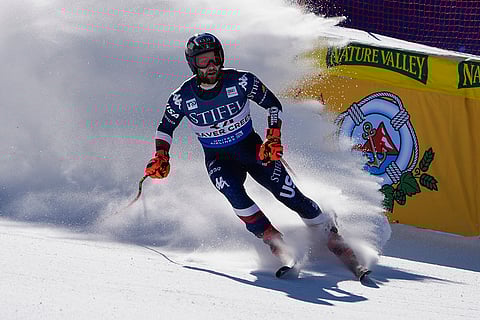 FIS Alpine Ski World Cup: United States' Kyle Negomir competes 