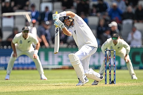 NZ vs Eng 2nd Test Day 1: England's Joe Root bats during play
