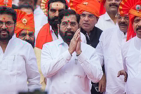 Special session of Maha Assembly: Eknath Shinde arrives