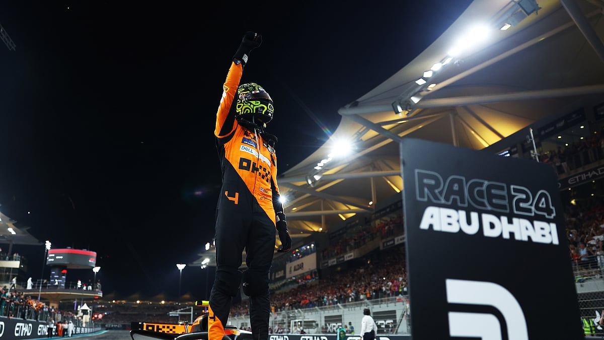 Lando Norris won the Abu Dhabi Grand Prix on Sunday