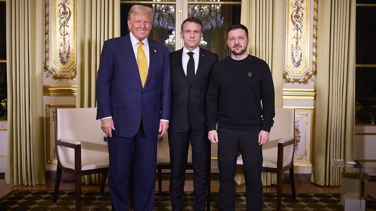 | Photo- Volodymyr Zelenskyy 'X' Handle : Zelenskyy, Macron, Trump Meet In Paris, Call For End To War In Ukraine