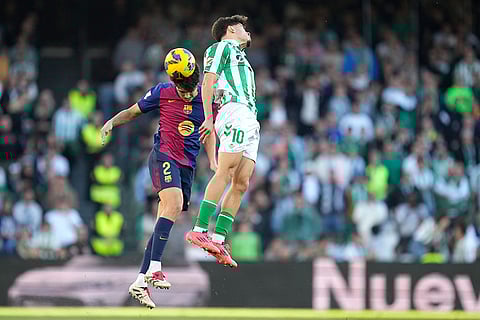 Spanish La Liga Soccer Match: Real Betis vs Barcelona