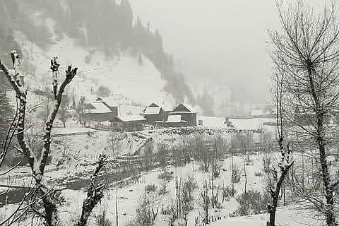 Weather: Snowfall in J-K's Kupwara