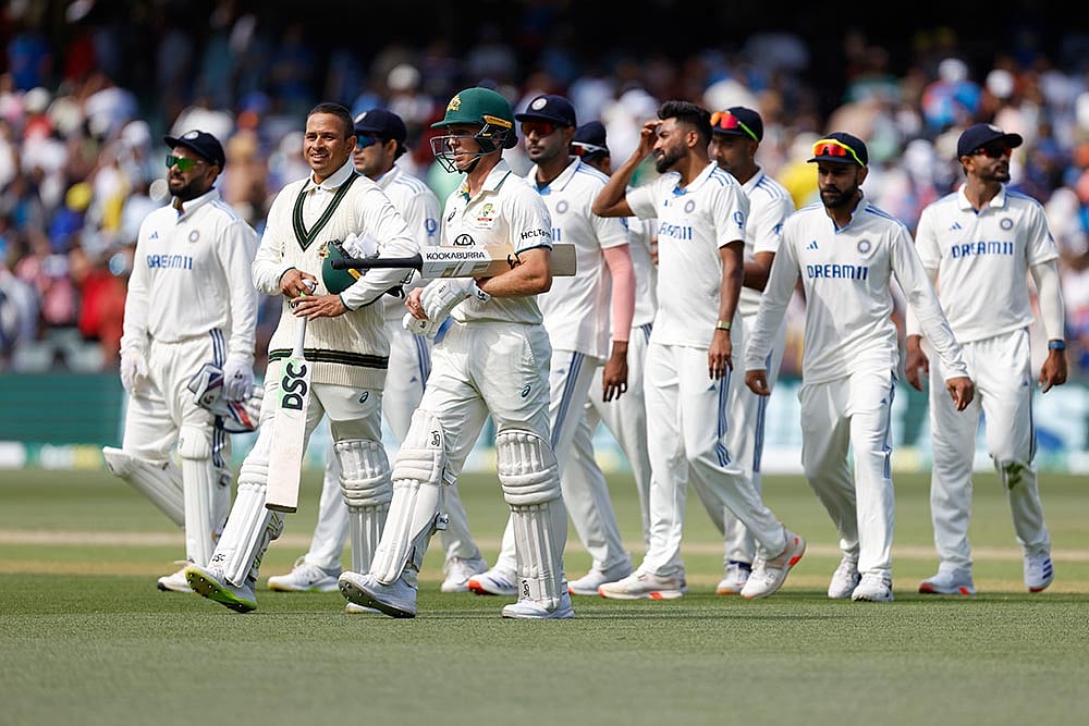 | Photo: AP/James Elsby : India Vs Australia Cricket