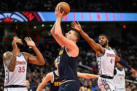 NBA Basketball Game: Denver Nuggets vs Washington Wizards