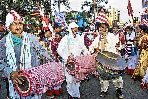 A march for the Sarna Dharma Code