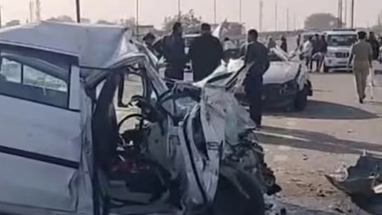 Five College Students Among Seven Killed In Car Crash In Gujarat's Junagarh - | Photo- Social Media 'X'