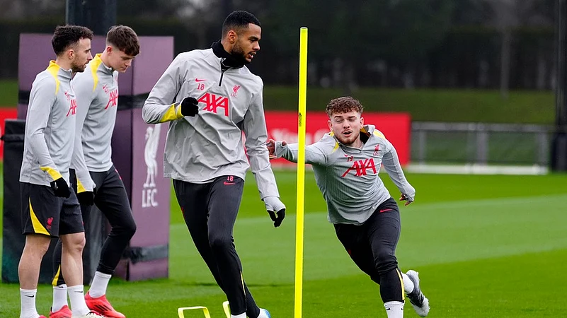 Harvey Elliott Cody Gakpo liverpool vs girona champions league