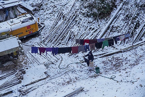 Weather: Snowfall in Shimla