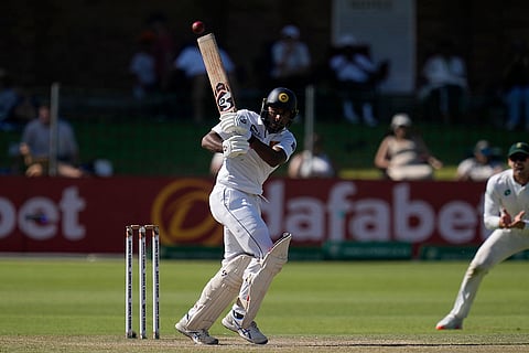 RSA Vs SL, 2nd Test: Sri Lanka's Kamindu Mendis strikes a four
