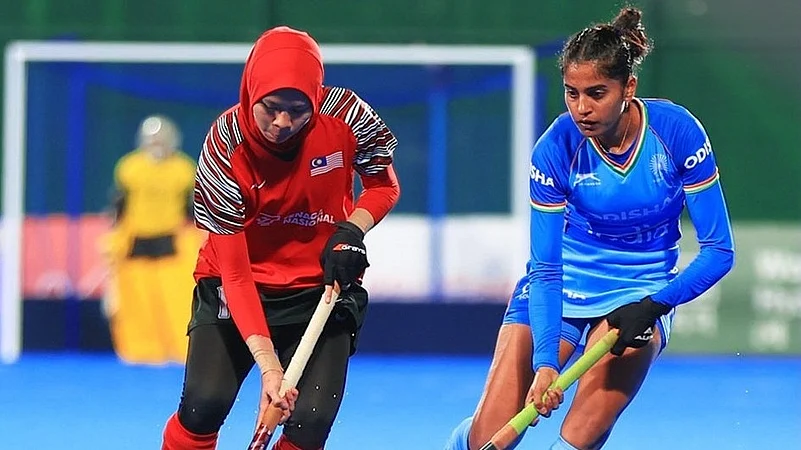 India vs Malaysia, Pool A match in Womens Junior Asia Cup