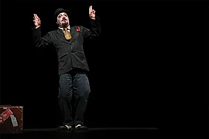 A Whimsical Act: Vinay Pathak in
the play Nothing Like Lear