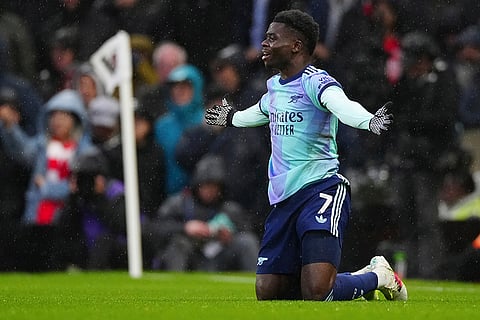 EPL 2024-25, FUL vs ARS: Arsenal's Bukayo Saka