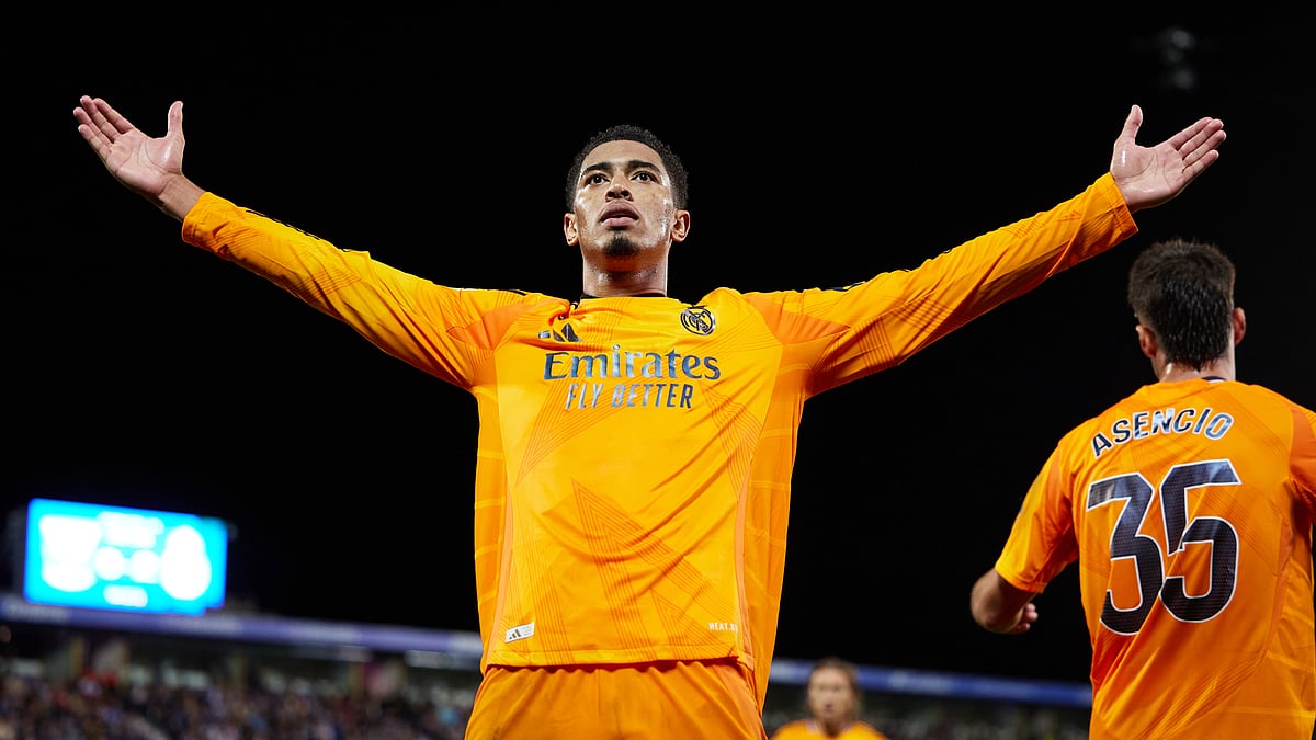 Real Madrid star Jude Bellingham - null