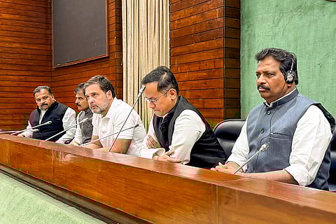 Meeting of Congress MPs at Parliament House