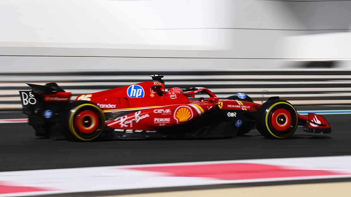 Charles Leclerc topped the post-season testing at Abu Dhabi