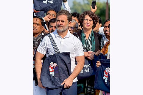 Winter session of Parliament: Opposition's protest