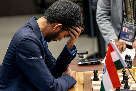 World Chess Championship: Gukesh D. after losing the 12th game