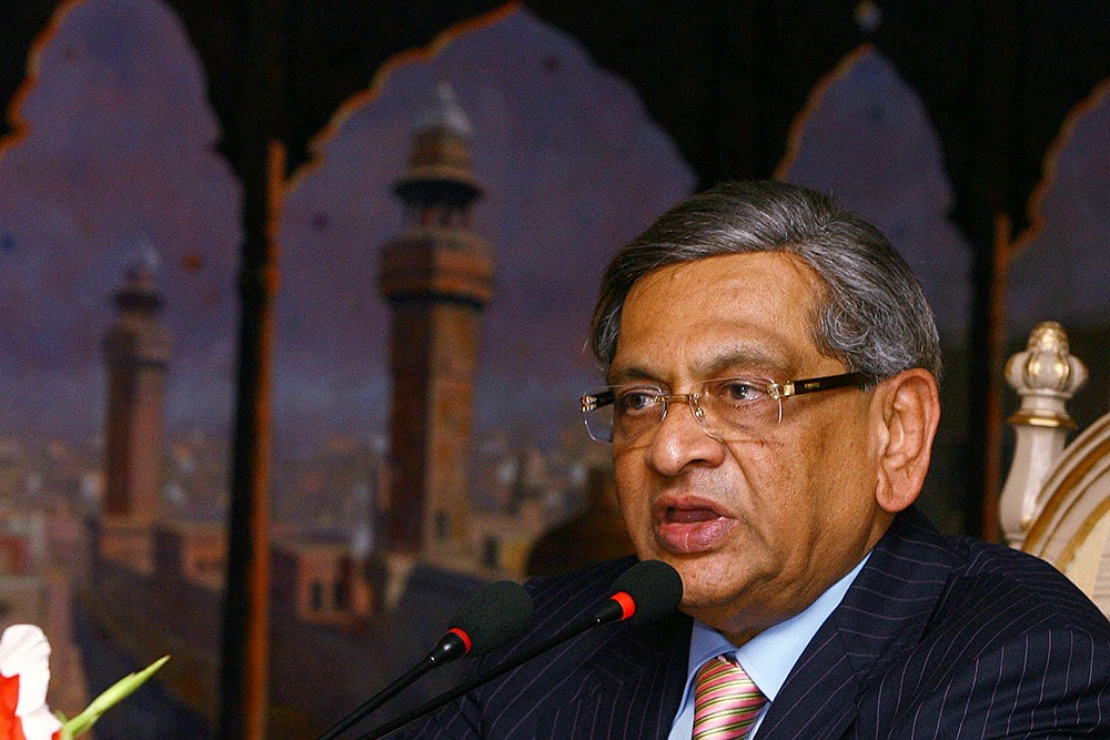 | Photo: PTI/Kamal Kishore : SM Krishna passes away