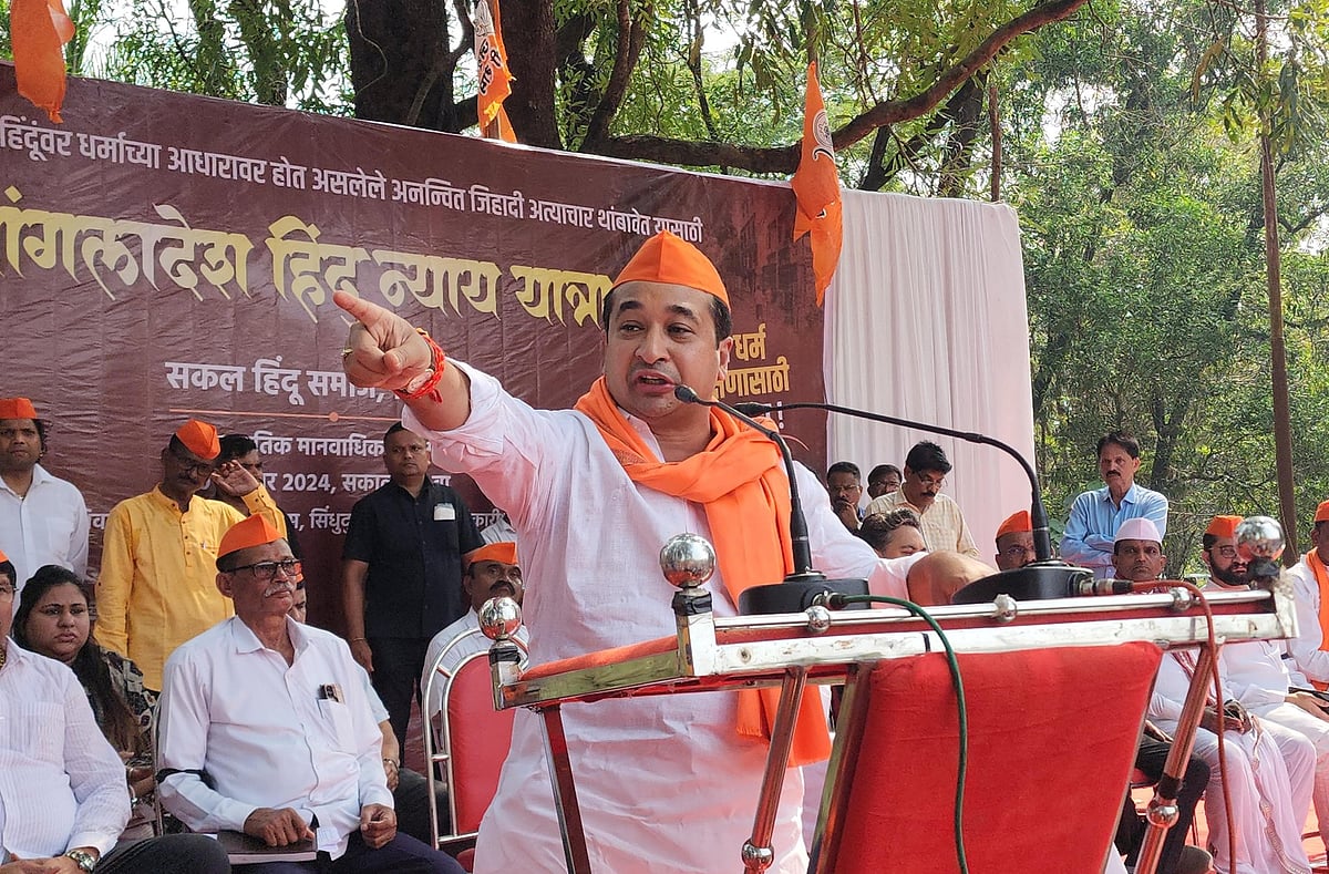 | Photo: X/@NiteshNRane : BJP MLA Nitesh Rane