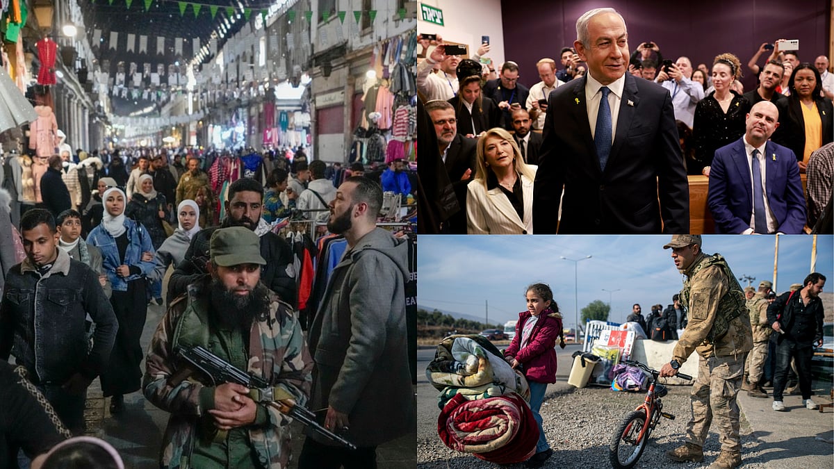 | Photo: AP : Syria Reopens After 480 Israeli Attacks In 48 Hours; Netanyahu Takes Stand In Corruption Trial