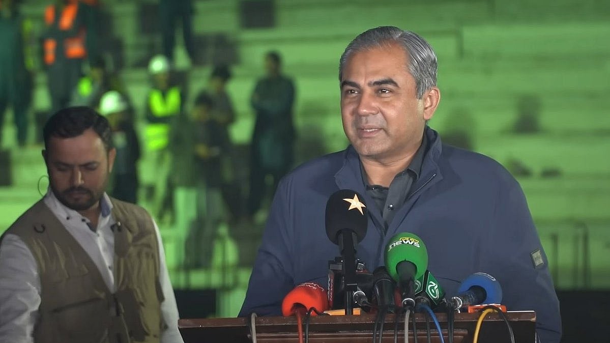 Photo: X | Farid Khan : Pakistan Cricket Board Chairman Mohsin Naqvi.