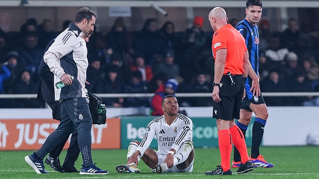 Atalanta 2-3 Real Madrid, UEFA Champions League: Ancelotti Left Hoping Mbappe Injury Not Serious