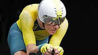 AP/File : Rohan Dennis of Australia competes during the men’s cycling individual time trial at the 2020 Summer Olympics, July 28, 2021.