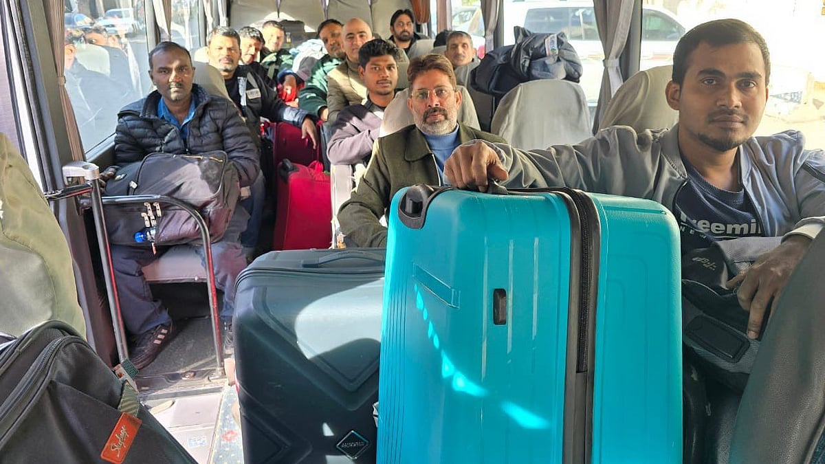| Photo- Social Media 'X'/ Milan Sharma : India Evacuates 75 Citizens From Syria, Including 44 Kashmiris