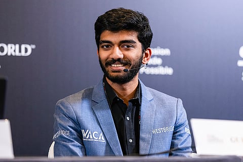 World Chess Championship 2024: India's D Gukesh addresses the media