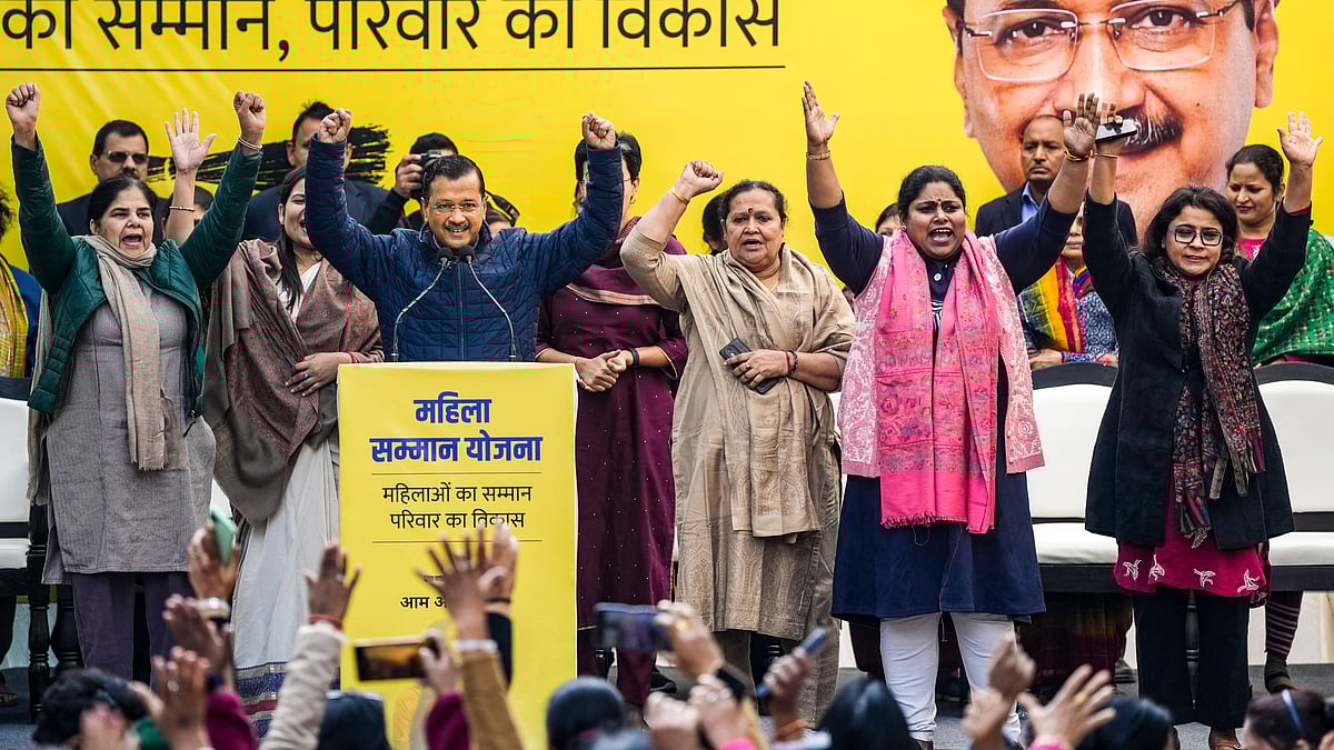 PTI : AAP National Convener Arvind Kejriwal during an event outside the party office, in New Delhi, Thursday, Dec. 12, 2024. 