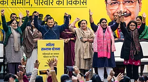 PTI : AAP National Convener Arvind Kejriwal during an event outside the party office, in New Delhi, Thursday, Dec. 12, 2024.