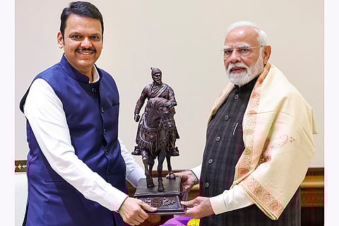 PM Modi meets Devendra Fadnavis