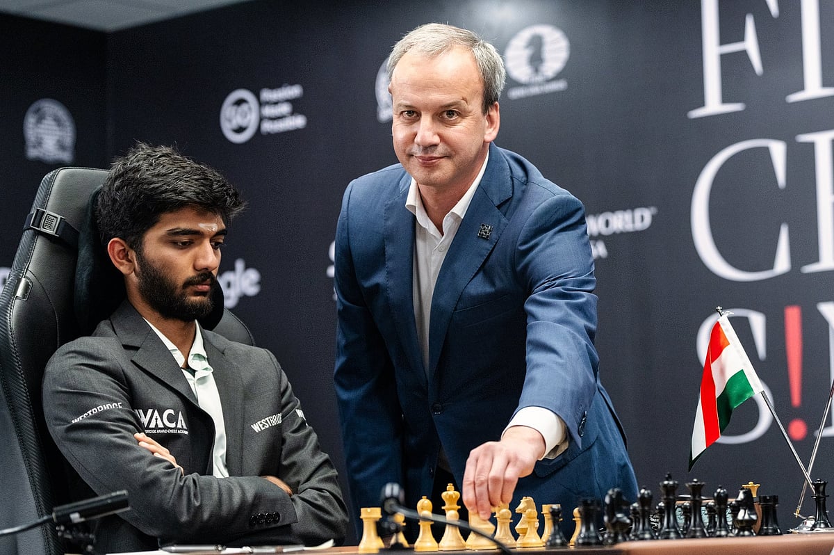 X | FIDE_Chess : D Gukesh vs Ding Liren FIDE World Chess Championship 2024. 