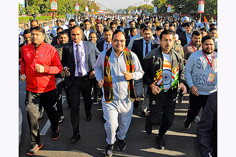 'Run for Viksit Rajasthan' marathon in Jaipur