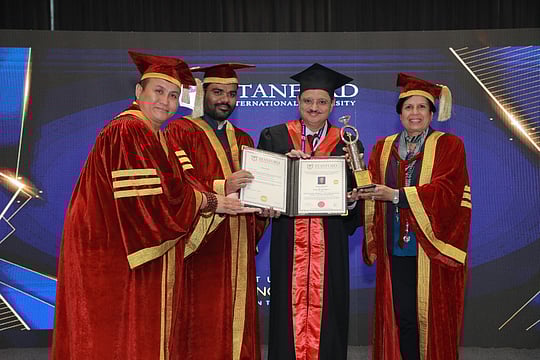 Sanjay Tandon Awarded International Doctorate For Global Leadership In Music Rights Advocacy