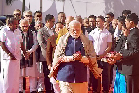 Parliament Attack Anniversary: Narendra Modi arrives to pay tribute 