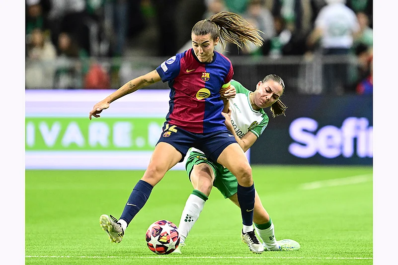 UEFA Womens Champions League Hammarby IF and FC Barcelona football gallery: Patri Guijarro