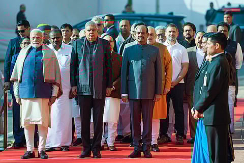 Parliament Attack Anniversary:  VP Jagdeep Dhankhar, PM Narendra Modi, Om Birla, Amit Shah, Rahul Gandhi