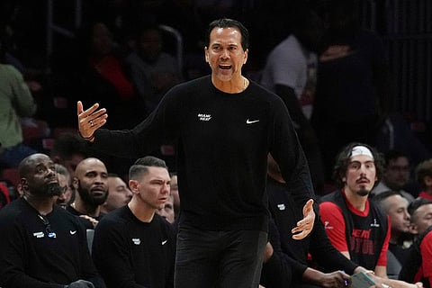NBA: Miami Heat head coach Erik Spoelstra