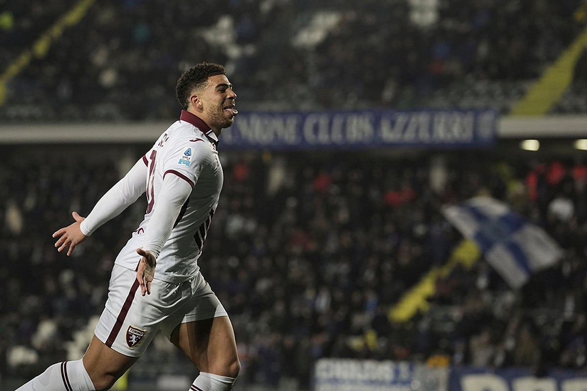 Italy soccer Serie A 2024-25 Empoli vs Torino football match pics: Che Adams