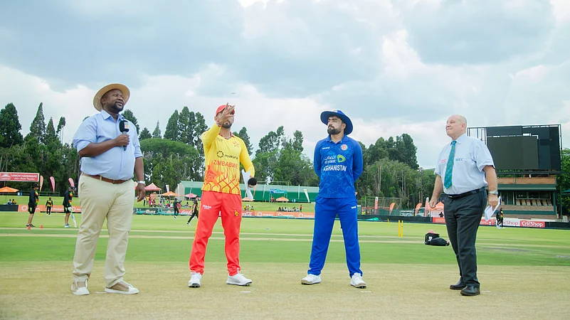 Captains Rashid Khan and Sikandar Raza afg vs zim