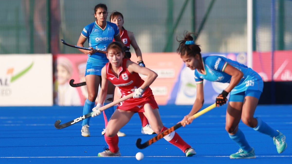 Hockey India : India defeat Japan to secure a place in final.