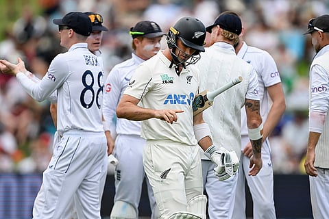 NZ vs ENG 3rd Test Day 1: New Zealand's Will Young walks from the field after he was dismissed