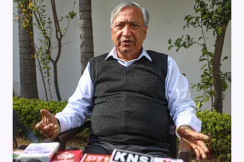 Yousuf Tarigami at a press conference