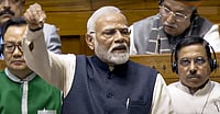 PTI : Prime Minister Narendra Modi adresses Lok Sabha